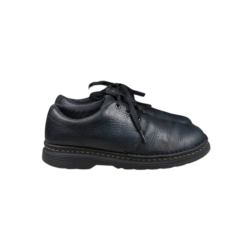 Doc Dr Marten's Hazeldon Oxford Classic Pebbled Black Leather Men's US Size‎ 9